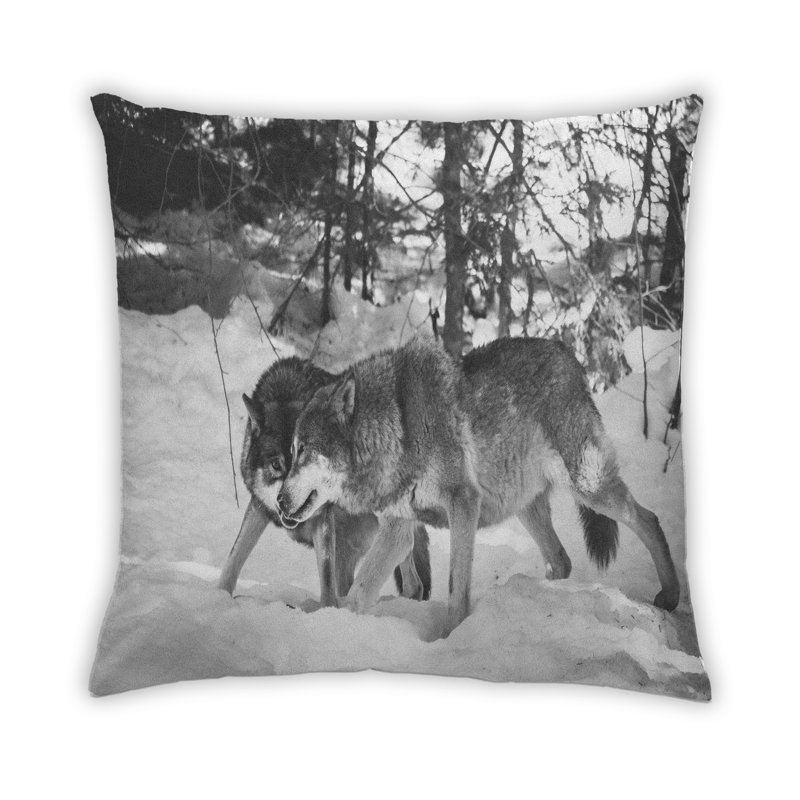 Coussin 6 animaux, Microsuède