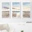 "Peaceful Beaches", impression sur acrylique 3 pièces-306027953