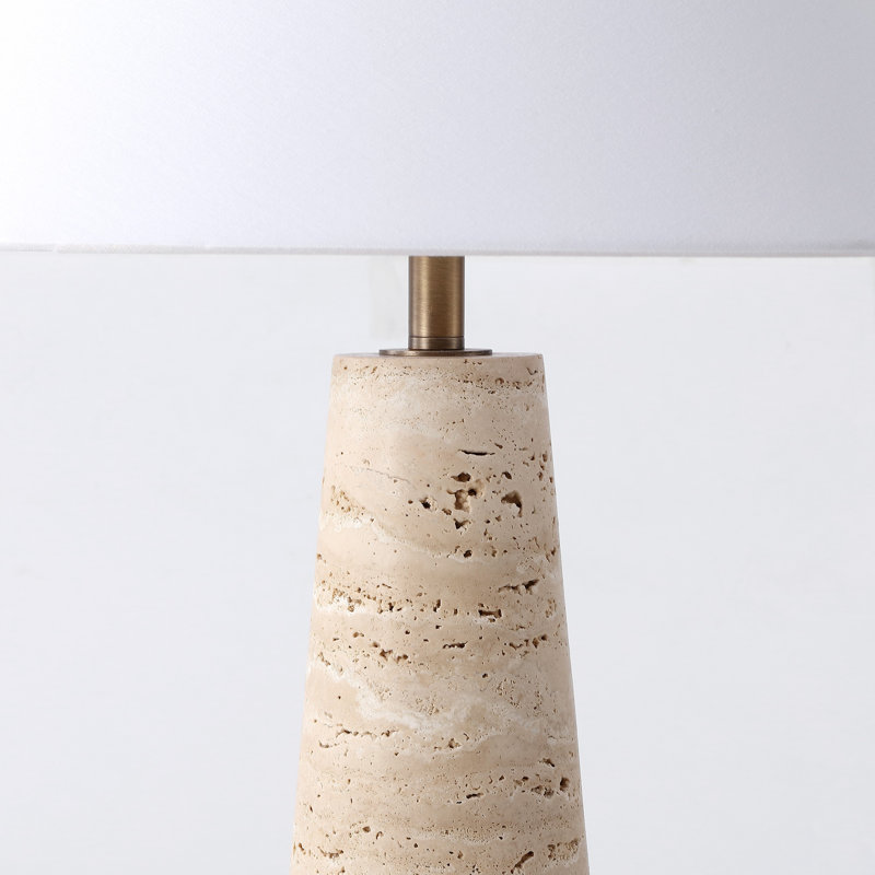 Dante Travertine Table Lamp
