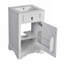 Meuble-lavabo de rangement avec lavabo en céramique-581163465