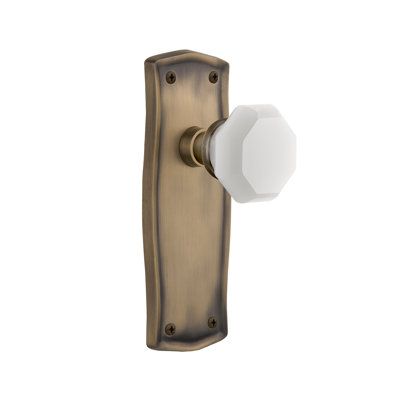 Prairie Plate with Waldorf White Milk Knob