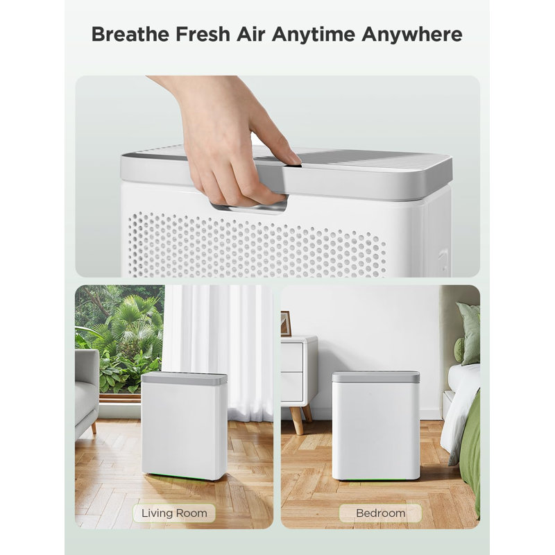 GoveeLife Smart White HEPA Air Purifier with Alexa Control