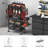 Rolling Tool Cart With Power Strip & Charging Station For Mechanics