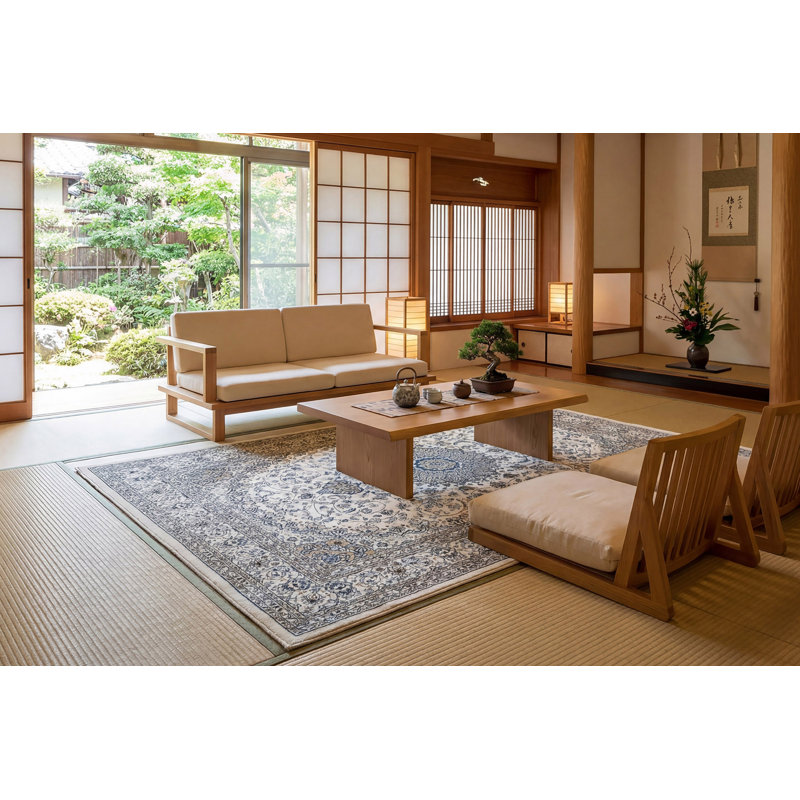 Attell Oriental Indoor Rug, Rectangle 7'10" x 11'2"
