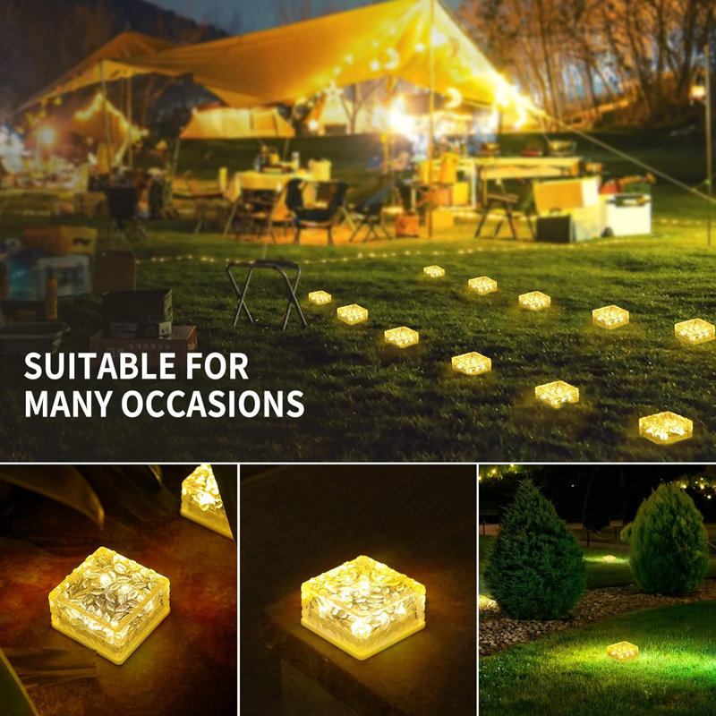 Natural Low Voltage Battery Powered Integrated LED Acrylic Pathway Light