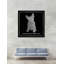 «Dogs and Puppies», Frenchie Noir Silver, impression sur toile tendue-36999345