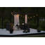 Corvus Outdoor LED Light Set with Amber Bulbs, Black Wire, Dimmable, IP44, 24V Transformer-49802185