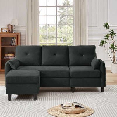 Elmaleh 3 - Piece Upholstered Sectional by Ebern Designs