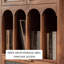 Bibliothèque en bois massif de style rétro