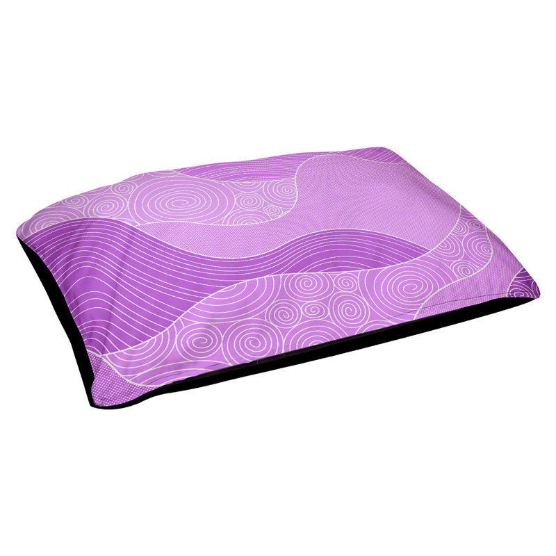 Coussin pour chien Byrge, Grand (H 17 po x l 52 po x P 42 po), Violet