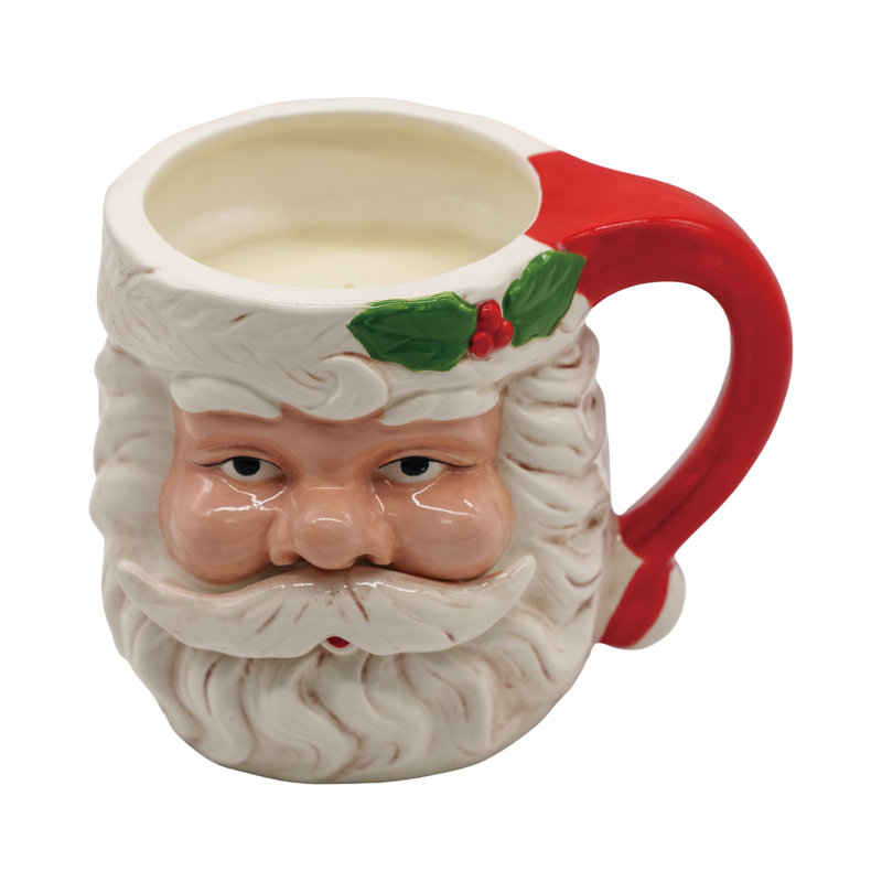 Bougie de Noël en céramique de Noël