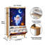 Armoire de rangement pour chaussures avec 3 tiroirs rabattables pour citrouilles lumineuses