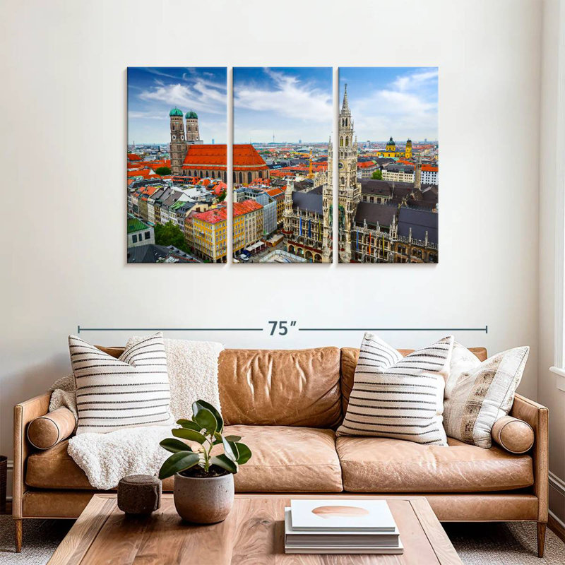 Paysage urbain du camion R munich, H 36 po x l 57 po