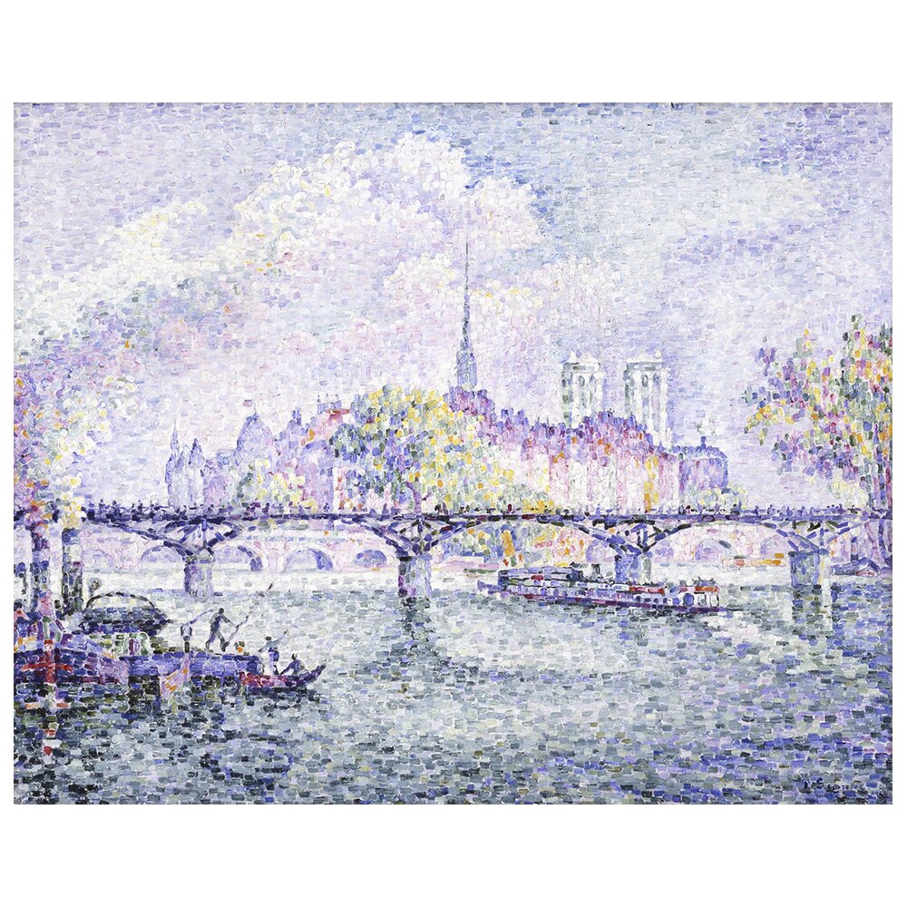 Leinwandbild Le Pont Des Arts von Paul Signac