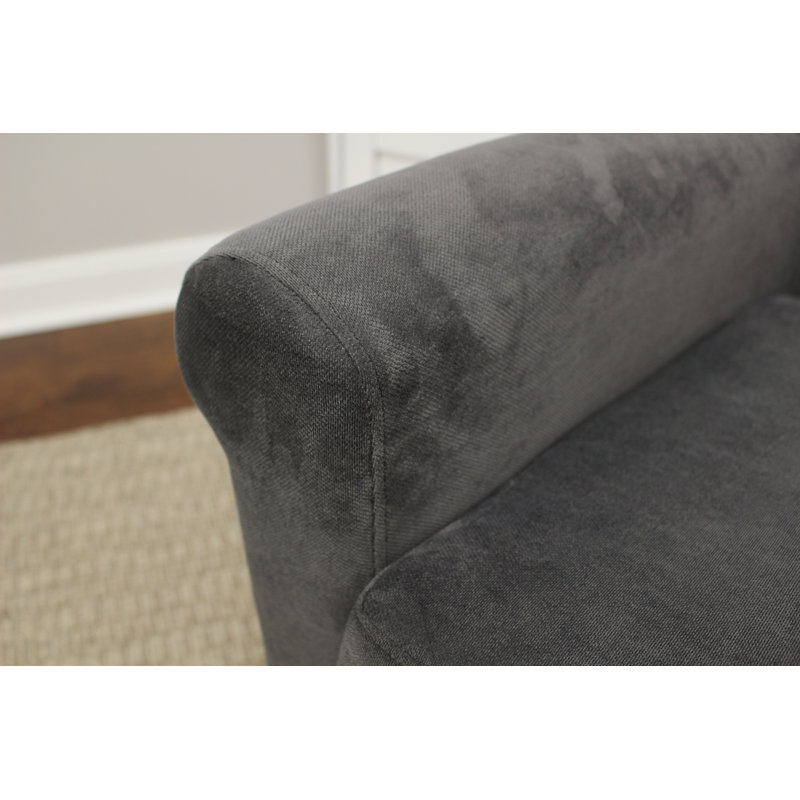 Fauteuil de 28 po de largeur Ronald, Gris foncé