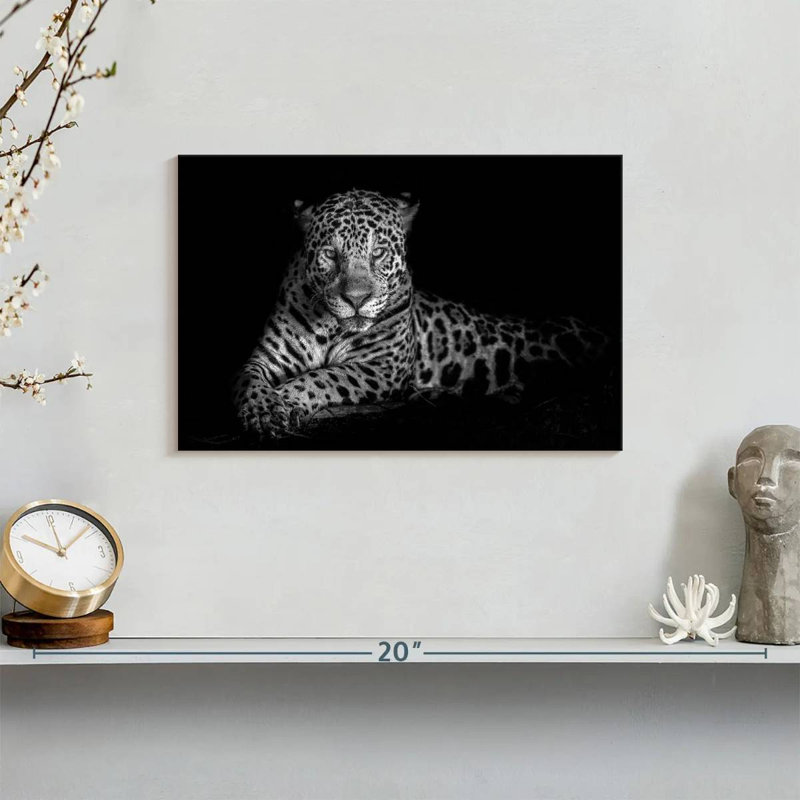Brampt Blue Eyes Jaguar, 8" H x 12" W
