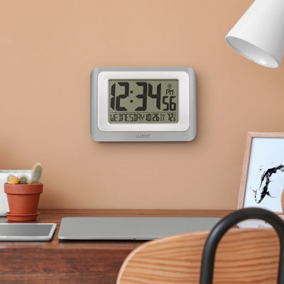 Digital Atomic Clock with Indoor Temperature