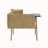 Lounge Relaxing Chair with Small Table and Back Pillow-1431990878