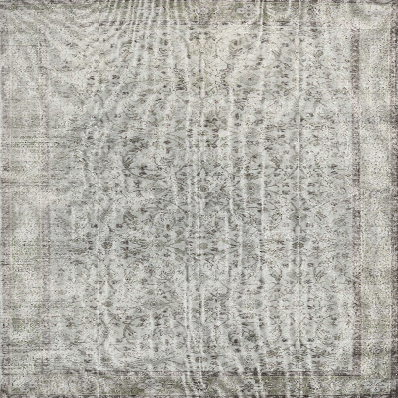 Claudis Oriental Indoor Rug, Square 5'