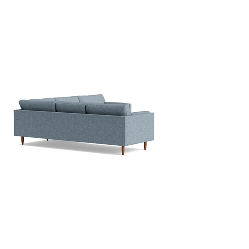 Skinny Fat Sectional, Performance Weave - Natural, Left Hand Facing