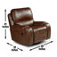 Chaise rembourrée Sotaro de 39,09 po-1739641087