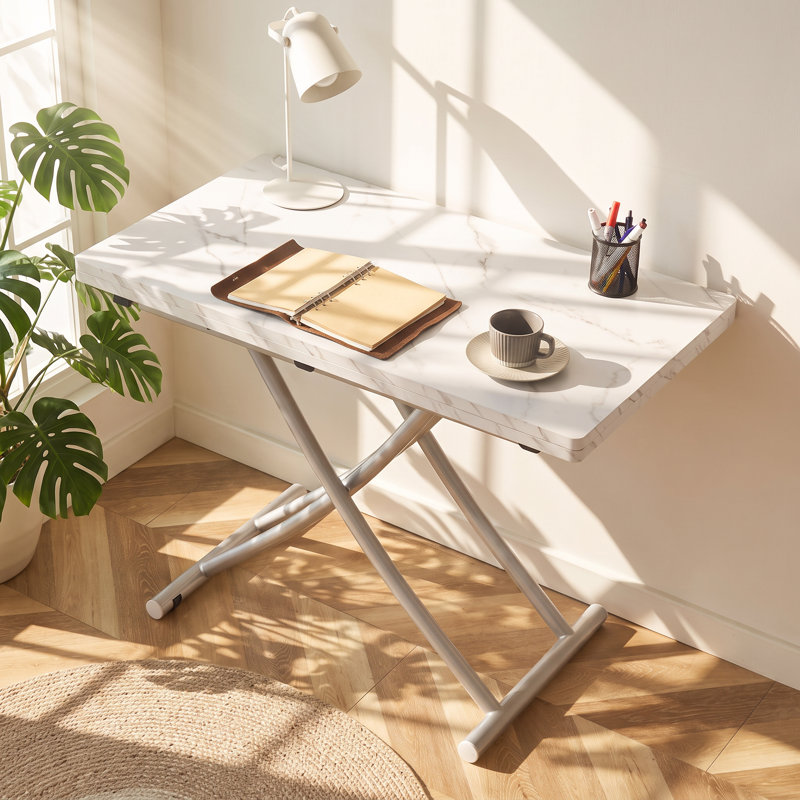 Table de salle à manger à hauteur réglable Droom l 43,3 po x P 39,3 po x H 29 po Droom