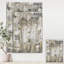 La forêt grise moderne II, reproduction d'art sur toile tendue-55951068