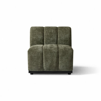 31" Green Armless chair
