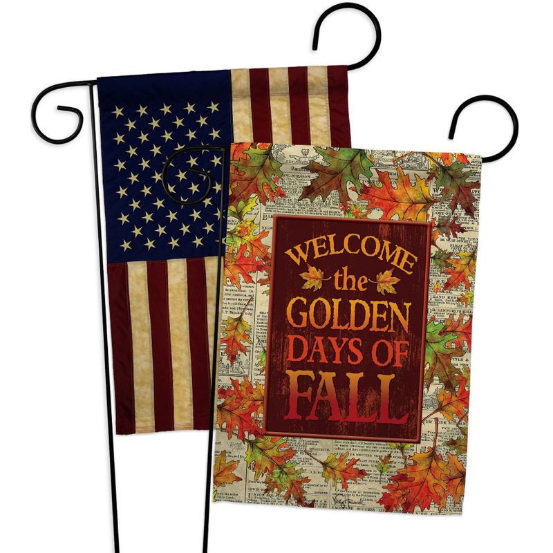 Double Sided 18.5 in. H x 13 in. W Polyester Garden flag