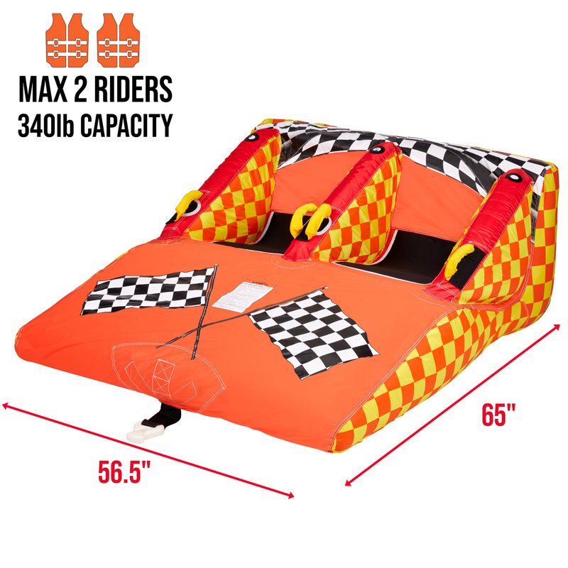 4.7' x 5.41' Inflatable Obstacle Course with Air Blower