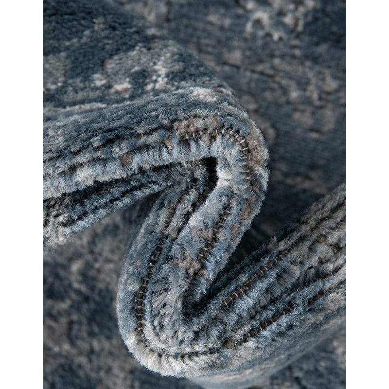 Tapis oriental bleu Charters Towers, Rectangle 9 pi x 12 pi