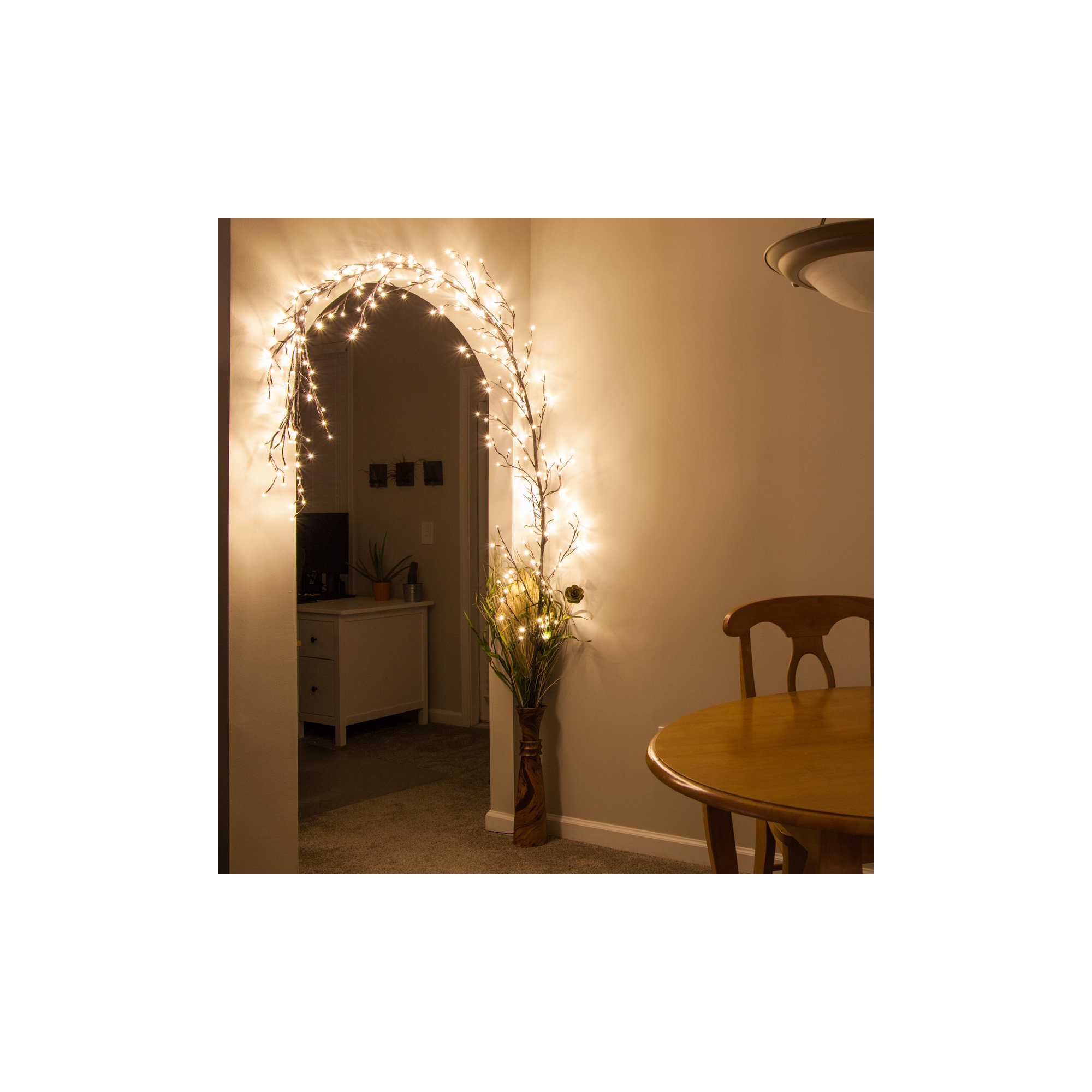 LED Climbing Vine Lighted Trees & Branches, Brown