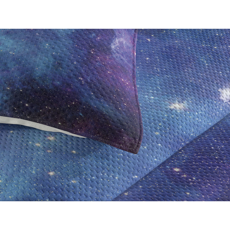 Modern & Contemporary Polyester Coverlet, King Bedspread + 2 Shams