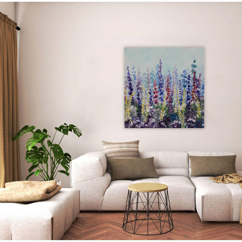 "Meadow Glow", art mural sur toile, Toile tendue, H 30 po x l 30 po