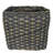Square Baskets, Rattan, Set/2  Sm: 15X7, Lrg 19X7.5-61477118-61477057