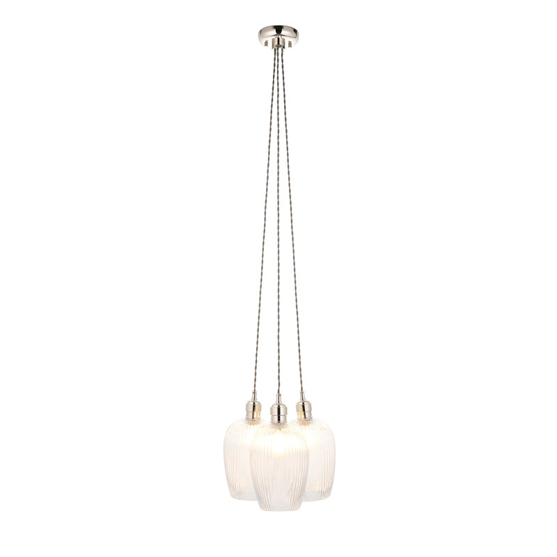 Alans 3 - Light Chandelier, Nickel