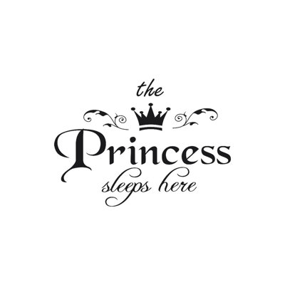 Décalcomanie murale The Princess