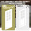 Porte de grange coulissante en verre givré blanc apprêté 6-Lite avec trousse de quincaillerie d'installation / aucun assemblage requis-110910376