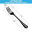  Fourchettes à argenterie en acier inoxydable de qualité alimentaire de 8 pouces, ensemble de fourchettes à dîner en or 16 pièces, fourchette à couverts, fourchette en métal pour la maison, la cuisine ou le restaurant, poli miroir, va au lave-vaisselle-322404183