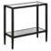 Hera Rectangular Side Table With Mirrored Shelf