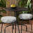 Decorative Indoor Outdoor Waterproof Round Cushion Cover, Patio Bar Stool UV Resistant Seat Cover-1053118837