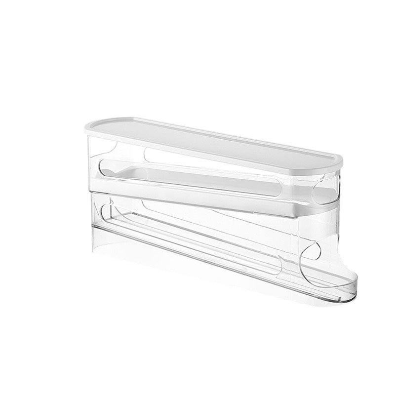Distributeur automatique d'œufs sur roulettes 2 couches avec couvercle 1 pièce