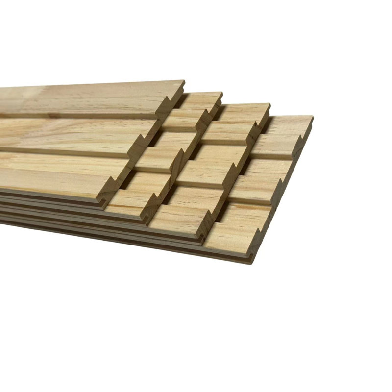 Panneaux de moulure murale en bois 96 po H x 5 po x P 0,5 po