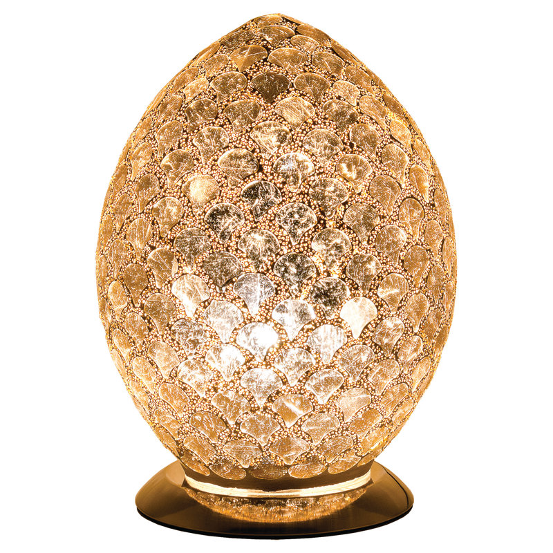 Mosaic 30cm Table Lamp, Gold