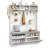 4-in-1 Hall Tree with Bench and Shoe Cabinet