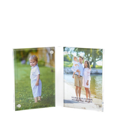 Beveled Acrylic Double Frame