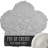 Endurathane Shell Ceiling Medallion, 25 5/8"OD x 1"P, Hand-Painted Pot of Cream Finish-28581493