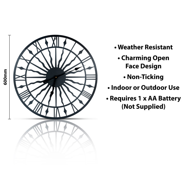 Andilyn Metal Wall Clock