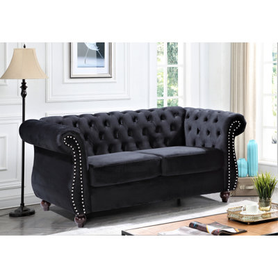 Feinstein 67.6'' Velvet Loveseat