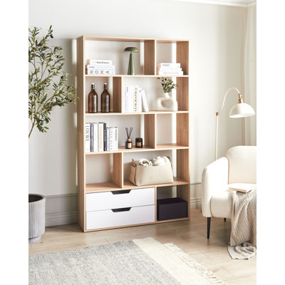 WADENA 185cm H x 110cm W Particle Board Bookcase